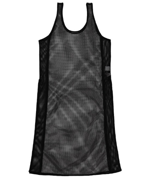 select MOCA（セレクトモカ）の「2022 SS メッシュロングスリットタンクワンピース（ワンピース・レディース・ブラック/アイボリー・FREE）」の15枚目の写真