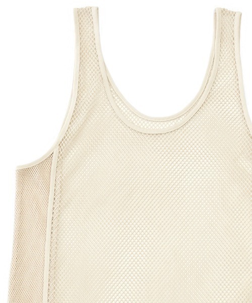 select MOCA（セレクトモカ）の「2022 SS メッシュロングスリットタンクワンピース（ワンピース・レディース・ブラック/アイボリー・FREE）」の18枚目の写真