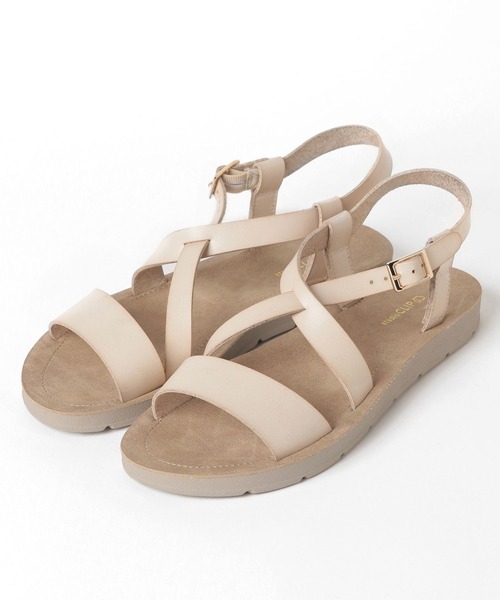 studio CLIP（スタディオクリップ）の「軽ラクストラップサンダル（サンダル・レディース・キャメル/オフホワイト/ブラウン/ブラック・X-LARGE/LARGE/MEDIUM/SMALL）」の5枚目の写真