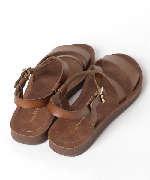 studio CLIP（スタディオクリップ）の「軽ラクストラップサンダル（サンダル・レディース・キャメル/オフホワイト/ブラウン/ブラック・X-LARGE/LARGE/MEDIUM/SMALL）」の12枚目の写真