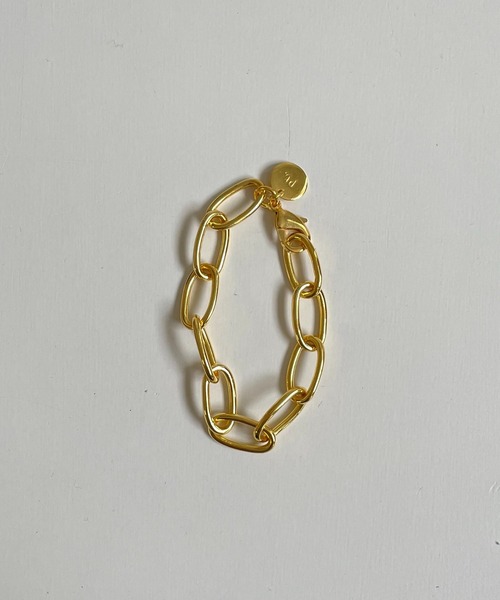 PT（ピーティ）の「Pt(ピーティー) BIGチェーンブレス（ブレスレット・レディース・シルバー/ゴールド・ONE SIZE）」の10枚目の写真