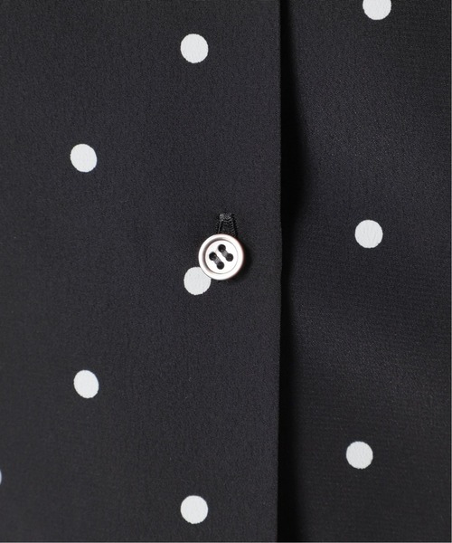 Noble（ノーブル）の「ドットプリントオープンカラーシャツ（シャツ/ブラウス・レディース・ホワイト/ベージュ/ブラック・FREE）」の22枚目の写真