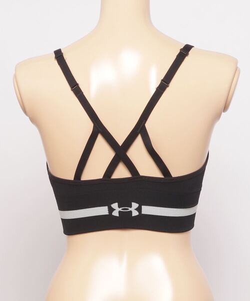 UNDER ARMOUR（アンダーアーマー）の「UAシームレス ロング ブラ ロー（トレーニング/レディース）（ブラジャー・レディース・ブラック・XL/M/S/L）」の3枚目の写真