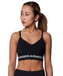 UAシームレス ロング ブラ ロー（トレーニング/レディース）