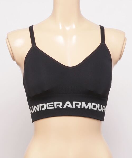 UNDER ARMOUR（アンダーアーマー）の「UAシームレス ロング ブラ ロー（トレーニング/レディース）（ブラジャー・レディース・ブラック・XL/M/S/L）」の4枚目の写真