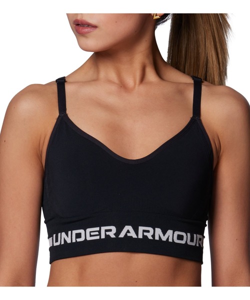 UNDER ARMOUR（アンダーアーマー）の「UAシームレス ロング ブラ ロー（トレーニング/レディース）（ブラジャー・レディース・ブラック・XL/M/S/L）」の7枚目の写真