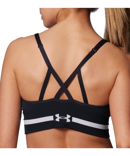 UNDER ARMOUR（アンダーアーマー）の「UAシームレス ロング ブラ ロー（トレーニング/レディース）（ブラジャー・レディース・ブラック・XL/M/S/L）」の6枚目の写真