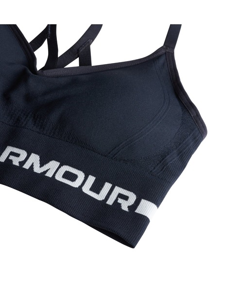 UNDER ARMOUR（アンダーアーマー）の「UAシームレス ロング ブラ ロー（トレーニング/レディース）（ブラジャー・レディース・ブラック・XL/M/S/L）」の5枚目の写真