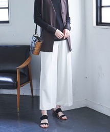HAUTEC ワイドストレートパンツ《セットアップ対応/洗濯機で洗える》
