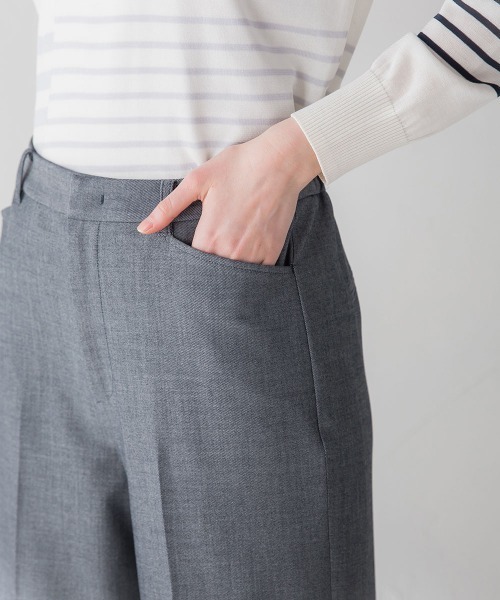 la.f…(ラエフ)の「HAUTEC ワイドストレートパンツ《セットアップ対応/洗濯機で洗える》(その他パンツ・レディース・ホワイト/ネイビー/グレー/ダークネイビー/ホワイト系その他・11号/7号/9号)」の17枚目の写真