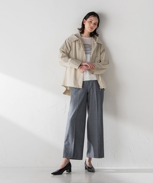 la.f…(ラエフ)の「HAUTEC ワイドストレートパンツ《セットアップ対応/洗濯機で洗える》(その他パンツ・レディース・ホワイト/ネイビー/グレー/ダークネイビー/ホワイト系その他・11号/7号/9号)」の21枚目の写真