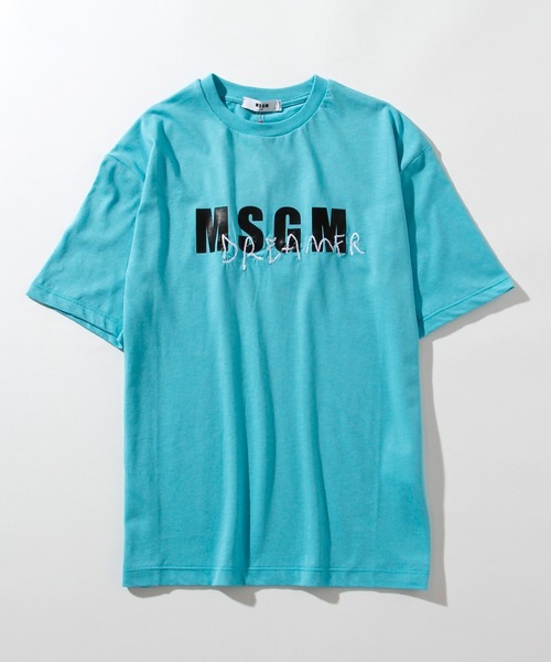 MSGM(エムエスジーエム)の「MSGM(エムエスジーエム)Kids & Junior プリント半袖Tシャツ(Tシャツ/カットソー・キッズ・ブラック/ミント/ホワイト・14Y/8Y/12Y/10Y/4Y/6Y)」の1枚目の写真