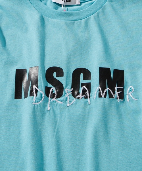 MSGM(エムエスジーエム)の「MSGM(エムエスジーエム)Kids & Junior プリント半袖Tシャツ(Tシャツ/カットソー・キッズ・ブラック/ミント/ホワイト・14Y/8Y/12Y/10Y/4Y/6Y)」の8枚目の写真
