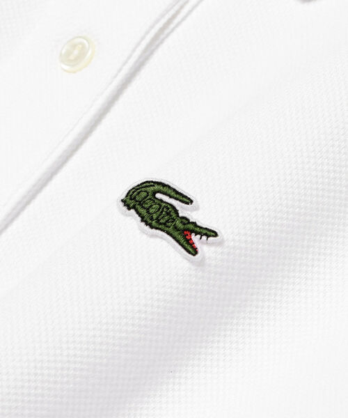 BEAMS BOY（ビームスボーイ）の「LACOSTE × BEAMS BOY / 別注 ヘビーピケ ポロシャツ（ポロシャツ・レディース・ホワイト/ブラック/ネイビー・38/36）」の22枚目の写真