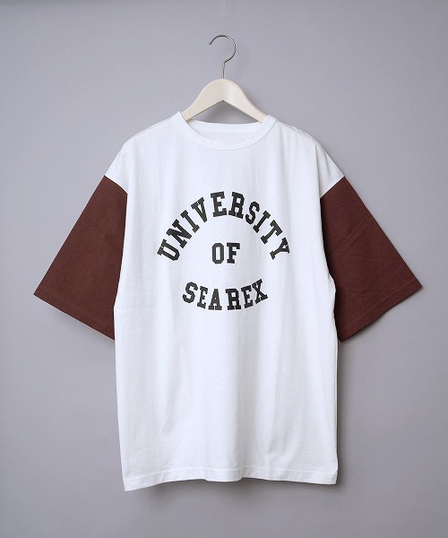 JUGLANS(ユグランス)の「【Revo.】USAコットン×リサイクルコットンB.BアンダープリントTee/ドロップショルダーシルエットTシャツ/メンズ(Tシャツ/カットソー・メンズ・ブラック/ブルー/グリーン・M/L)」の15枚目の写真