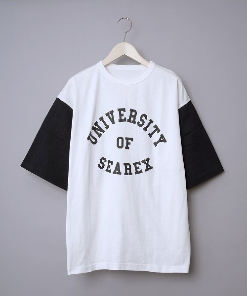 JUGLANS(ユグランス)の「【Revo.】USAコットン×リサイクルコットンB.BアンダープリントTee/ドロップショルダーシルエットTシャツ/メンズ(Tシャツ/カットソー・メンズ・ブラック/ブルー/グリーン・M/L)」の13枚目の写真