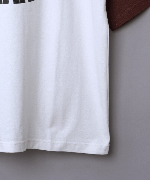 JUGLANS(ユグランス)の「【Revo.】USAコットン×リサイクルコットンB.BアンダープリントTee/ドロップショルダーシルエットTシャツ/メンズ(Tシャツ/カットソー・メンズ・ブラック/ブルー/グリーン・M/L)」の8枚目の写真