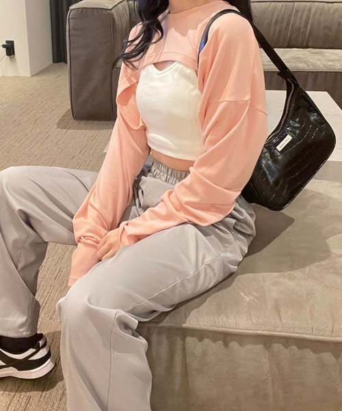Heather(ヘザー)の「HOLiCベリーショートロンT 267879(Tシャツ/カットソー・レディース・ブラック/ブルー/ピンク・FREE)」の11枚目の写真