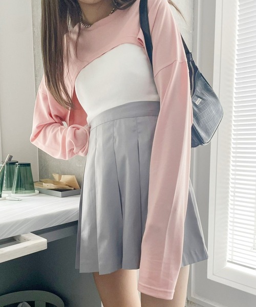 Heather(ヘザー)の「HOLiCベリーショートロンT 267879(Tシャツ/カットソー・レディース・ブラック/ブルー/ピンク・FREE)」の12枚目の写真