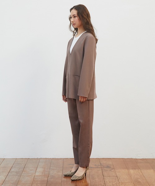 RANDEBOO(ランデブー)の「Pencil pants(スラックス・レディース・ブルー/ブラウン・0/1)」の6枚目の写真