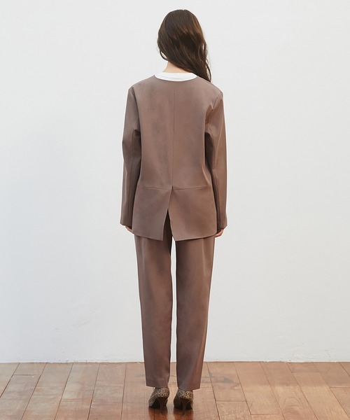 RANDEBOO(ランデブー)の「Pencil pants(スラックス・レディース・ブルー/ブラウン・0/1)」の7枚目の写真