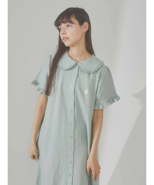 merry jenny（メリージェニー）の「bear刺繍ガーゼワンピース（ワンピース・レディース・オフホワイト/グリーン/ブルー・FREE）」の22枚目の写真