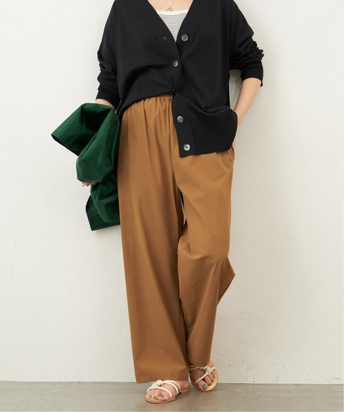 JOURNAL STANDARD（ジャーナルスタンダード）の「《追加2》ナイロンストレッチワイドパンツ（その他パンツ・レディース・ブラック/キャメル/オリーブ・38/40/36）」の7枚目の写真