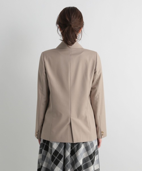 Andemiu（アンデミュウ）の「キンボタンサマージャケット281091（テーラードジャケット・レディース・ベージュ/ネイビー・FREE）」の17枚目の写真