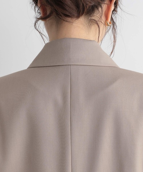 Andemiu（アンデミュウ）の「キンボタンサマージャケット281091（テーラードジャケット・レディース・ベージュ/ネイビー・FREE）」の15枚目の写真