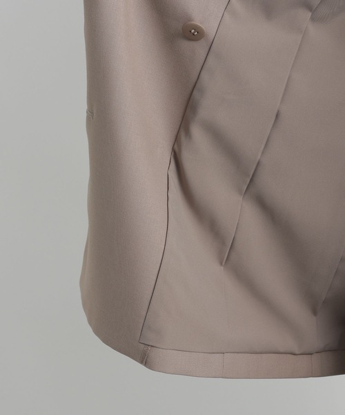 Andemiu（アンデミュウ）の「キンボタンサマージャケット281091（テーラードジャケット・レディース・ベージュ/ネイビー・FREE）」の4枚目の写真