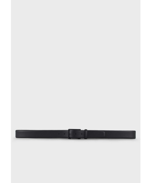 EMPORIO ARMANI（エンポリオアルマーニ）の「【エンポリオ アルマーニ】ベルト スムースカーフスキン製（ベルト・メンズ・ブラック/ネイビー・FREE）」の6枚目の写真