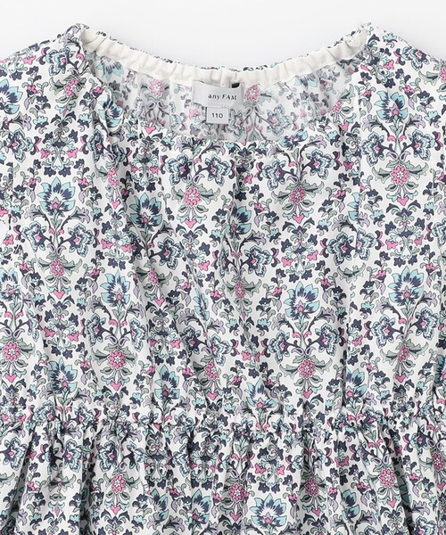ANY(エニィ)の「総柄サマーワンピース(ワンピース・キッズ・ネイビー系5/ライラック系5/アイボリー系5/ライラック系3/ライラック系1・90/100/110/120/130)」の22枚目の写真