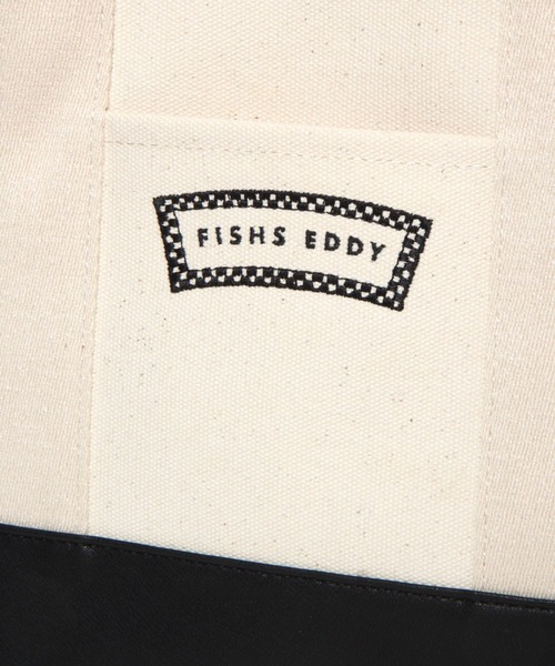 Fishs Eddy（フィッシュエディ）の「[Fishs Eddy(フィッシュエディ)]ロゴレザートートバッグ（トートバッグ・レディース・オフホワイト・FREE）」の8枚目の写真
