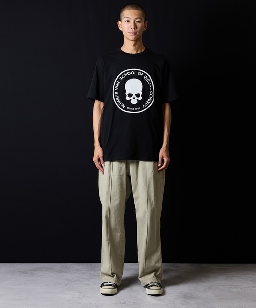 NUMBER(N)INE スカルTシャツ SKULL #2 T-SHIRT / フロントスカルモチーフ & アイスホッケー