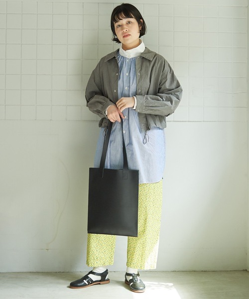 bulle de savon(ビュルデサボン)の「●ダンプルーフ COACH ジャケット(その他アウター・レディース・グレー/ホワイト・FREE)」の3枚目の写真