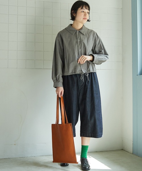 bulle de savon(ビュルデサボン)の「●ダンプルーフ COACH ジャケット(その他アウター・レディース・グレー/ホワイト・FREE)」の18枚目の写真