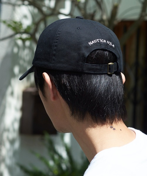 NAUTICA（ノーティカ）の「【NAUTICA】ノーティカ6パネルフロントバックロゴ刺繍バイカラーCAP ローキャップ NT037（キャップ・メンズ・ブラック/ネイビー/グリーン・FREE）」の20枚目の写真