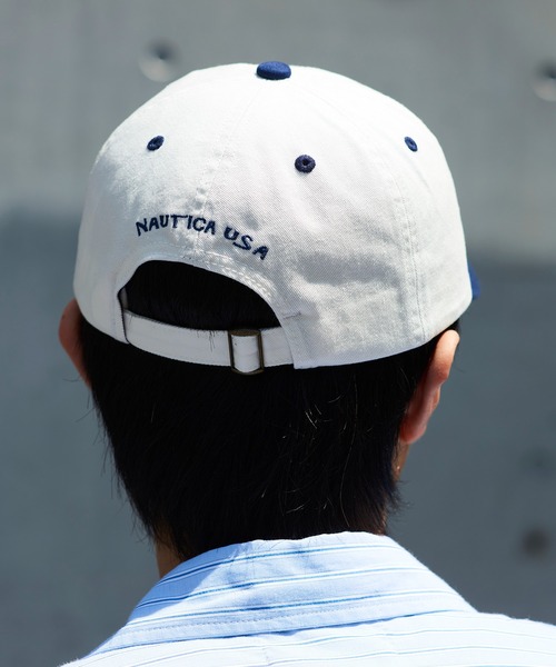 美品see see × nautica刺繍 ロゴ キャップ NAUTICA キャップ メンズ ノーティカ ブランド レディース