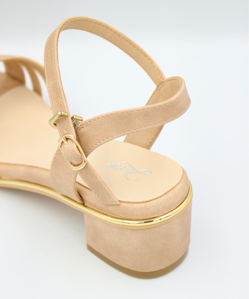 LUGG NAGG(ラグナグ)の「メタリックストラップサンダル(サンダル・レディース・ブラック/グレー/ピンク・LL/S/M/L)」の7枚目の写真