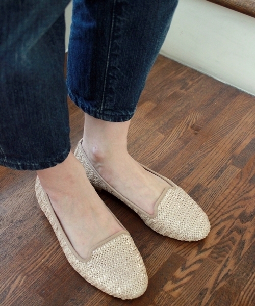 LE TALON(ルタロン)の「◇ウェーブパナマオペラ(その他シューズ・レディース・アイボリー/ブラック/ベージュ/ネイビー・37.5/35/38/37/36/36.5/35.5)」の3枚目の写真