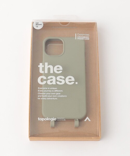 Topologie（トポロジー）の「＜Topologie＞ドロマイツ iPhone13 スマホケース（スマホケース/カバー・メンズ・グレー/ブラック/ケリーグリーン・iPhone 13）」の13枚目の写真