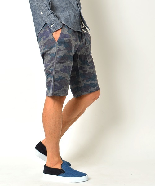 SHIPS(シップス)の「★★【SN】: プリント ビーチ ショーツ(その他パンツ・メンズ・オリーブ/ネイビー・LARGE/X-LARGE/MEDIUM/SMALL)」の1枚目の写真