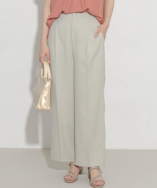 URBAN RESEARCH ROSSO WOMEN（アーバンリサーチ　ロッソ）の「リネンライクワイドパンツ（その他パンツ・レディース・チャコールグレー/ベージュ系その他/イエロー系その他・38/36）」の13枚目の写真