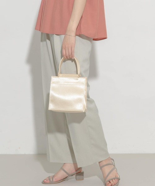 URBAN RESEARCH ROSSO WOMEN（アーバンリサーチ　ロッソ）の「リネンライクワイドパンツ（その他パンツ・レディース・チャコールグレー/ベージュ系その他/イエロー系その他・38/36）」の15枚目の写真