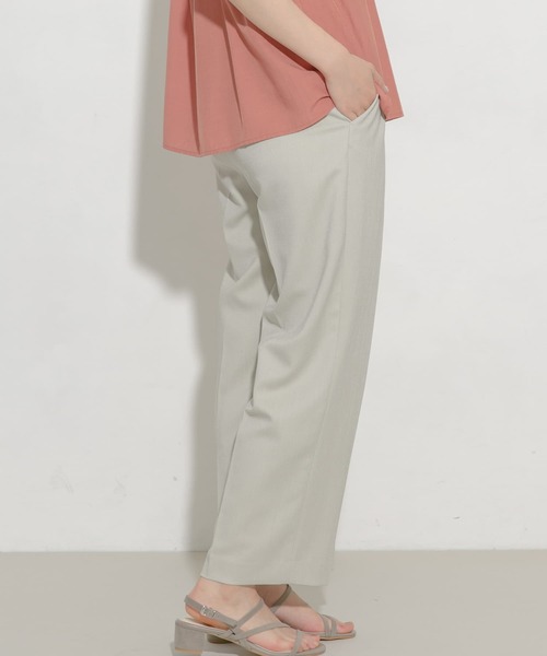 URBAN RESEARCH ROSSO WOMEN（アーバンリサーチ　ロッソ）の「リネンライクワイドパンツ（その他パンツ・レディース・チャコールグレー/ベージュ系その他/イエロー系その他・38/36）」の16枚目の写真