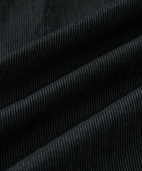 ADAM ET ROPE'(アダムエロペ)の「ナイロンストライプイージーパンツ(その他パンツ・レディース・ブラック/サックスブルー/キナリ・38/36)」の11枚目の写真