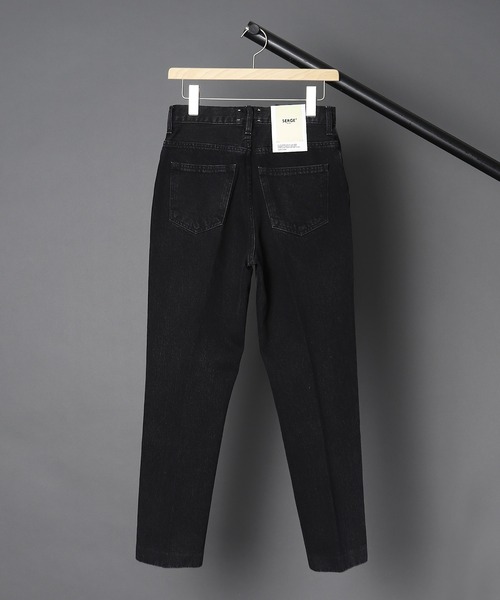 SERGE de bleu(サージ)の「【 SERGE de bleu / サージ 】 STACKS/BLACK FADE スタックスブラックフェード(デニムパンツ・レディース・ブラック・24/25/26)」の3枚目の写真