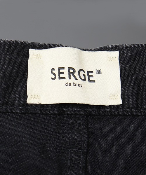 SERGE de bleu(サージ)の「【 SERGE de bleu / サージ 】 STACKS/BLACK FADE スタックスブラックフェード(デニムパンツ・レディース・ブラック・24/25/26)」の9枚目の写真
