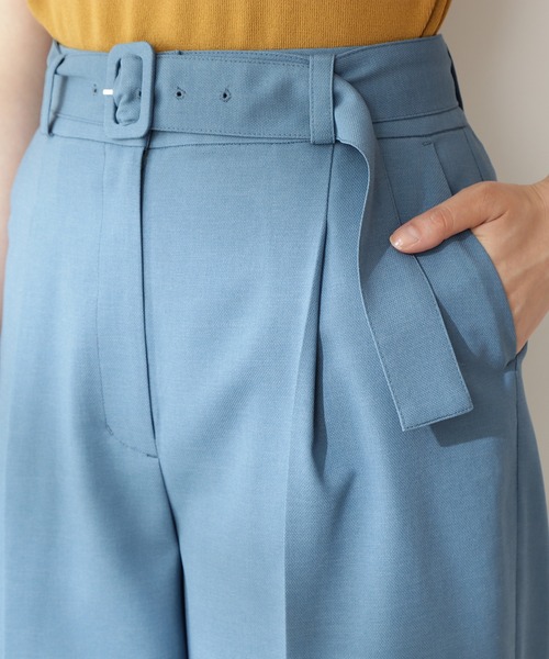 N.(N. Natural Beauty Basic)(エヌエヌナチュラルビューティーベーシック)の「【S Size Line】◆クルミベルト付ストレートパンツ(その他パンツ・レディース・ナチュラル/ブルー/オレンジ・SMALL/MEDIUM)」の10枚目の写真