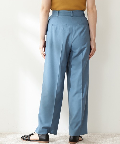 N.(N. Natural Beauty Basic)(エヌエヌナチュラルビューティーベーシック)の「【S Size Line】◆クルミベルト付ストレートパンツ(その他パンツ・レディース・ナチュラル/ブルー/オレンジ・SMALL/MEDIUM)」の14枚目の写真